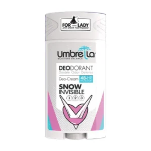 استیک ضدتعریق زنانه آمبرلا مدل اسنو سفید حجم 90 میل