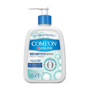 ژل شستشوی صورت مخصوص پوست حساس کامان حجم 500 میل