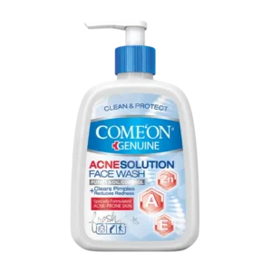 ژل شستشوی صورت مخصوص پوست چرب و جوش دار کامان حجم 500 میل