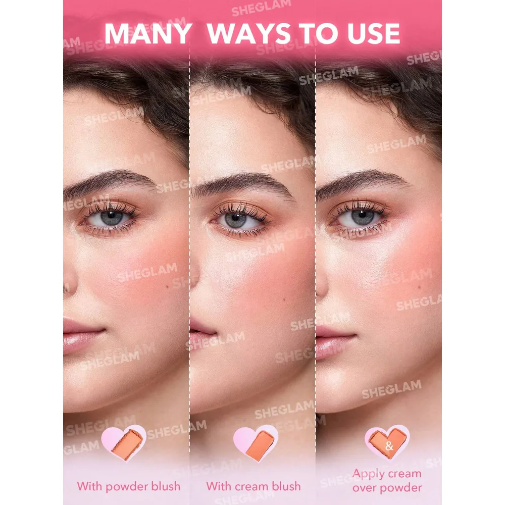 رژگونه 2 در 1 پودری کرمی شیگلم Cheek 2 Cheek - Image 4