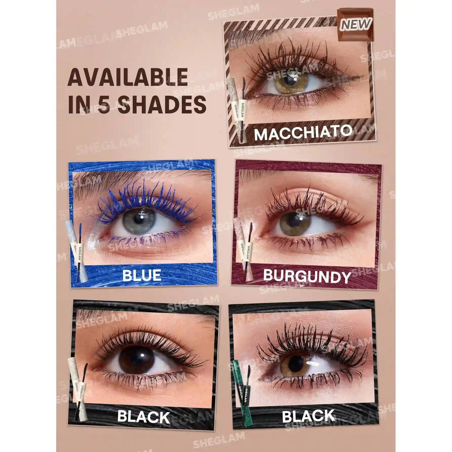 ریمل رنگی ضدآب شیگلم All-In-One Volume - Image 8