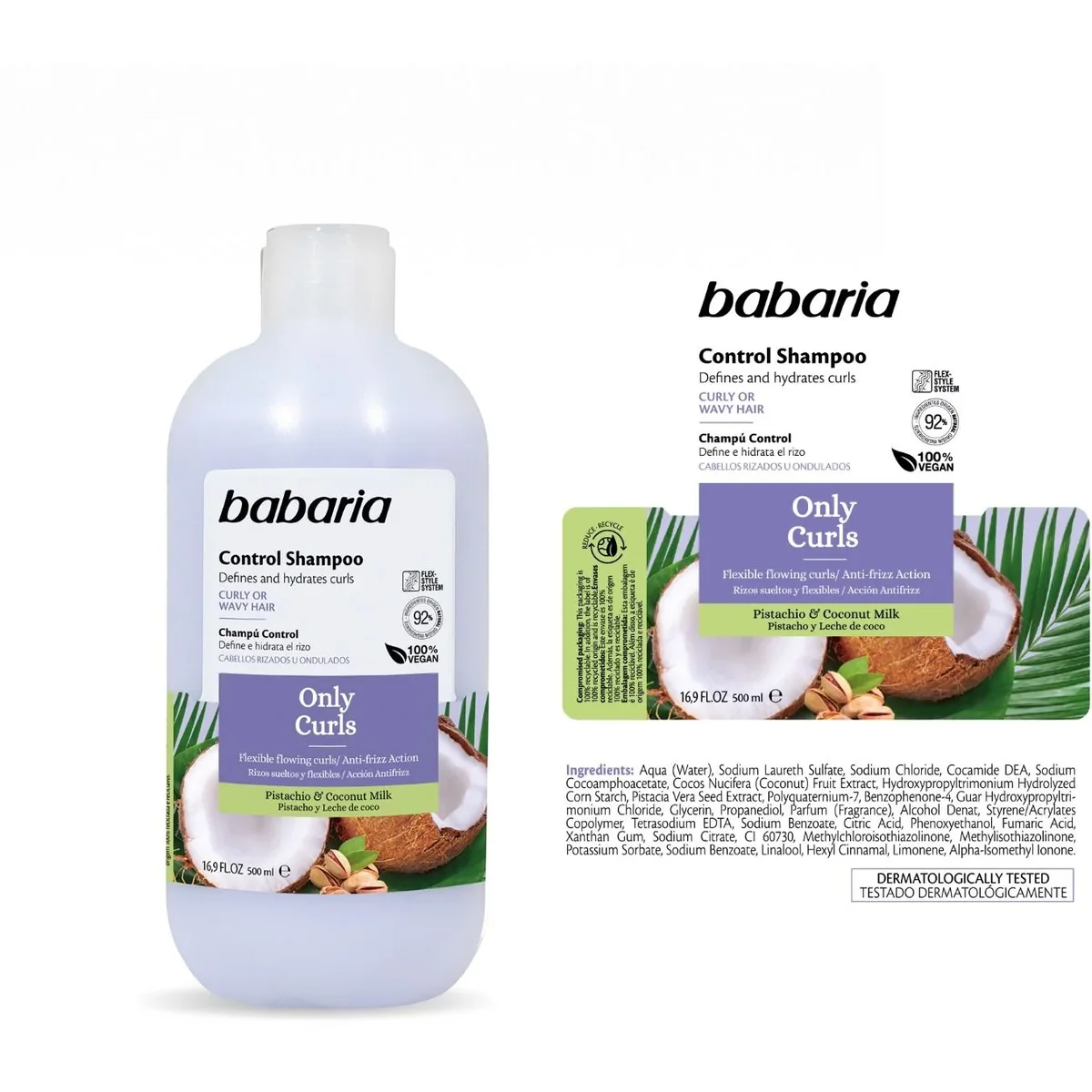 شامپو موهای فر باباریا Waves Curls حجم 500میل - Image 4