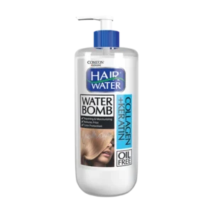 کرم آبرسان مو هیر واتر حاوی کلاژن و کراتین کامان حجم 400میل