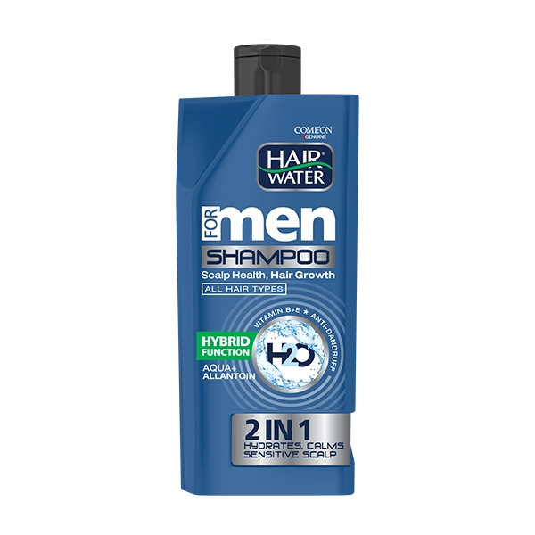 شامپو مردانه ضدشوره و آبرسان مناسب انواع مو کامان حجم 410 میل