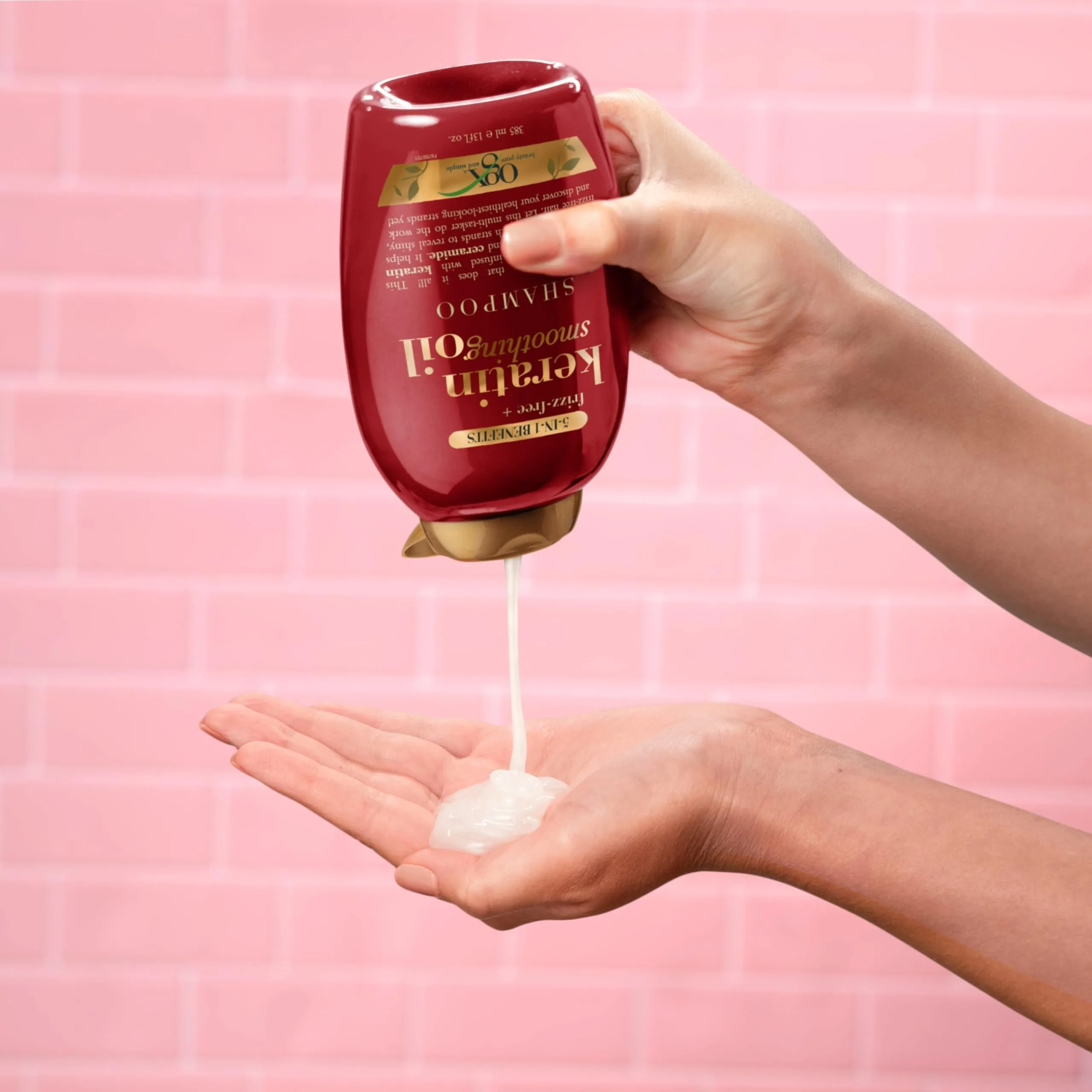 شامپو ضدوز او جی ایکس Keratin Smoothing Oil - Image 3