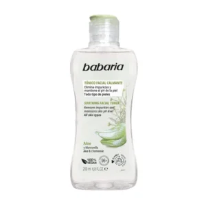 تونر تسکین دهنده باباریا Aloe vera حجم 200میل