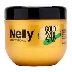 ماسک مو تغذیه‌کننده نلی مدل Gold 24k keratin حجم 500میل