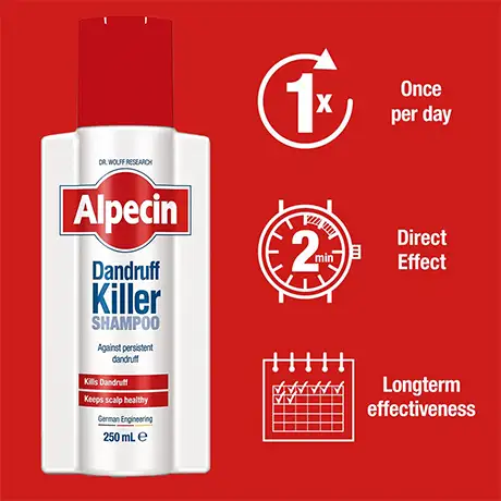 شامپو ضدشوره آلپسین C1 مدل DANDRUFF KILLER حجم 250میل - Image 2