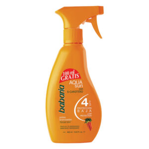 اسپری تثبیت‌کننده پوست برنزه باباریا مدل AQUA SUN حجم 300میل