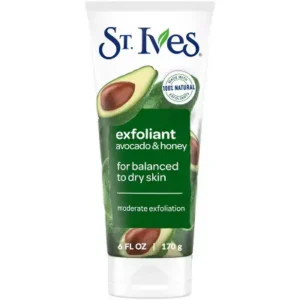 اسکراب صورت آووکادو و عسل سنت ایوز مدل Soft Skin