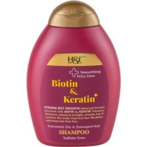 شامپو اچ اند تی مدل Biotin & Keratin+ حجم 385میل