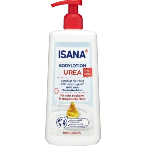 لوسیون بدن ایسانا حاوی 5% اوره حجم 300 میل