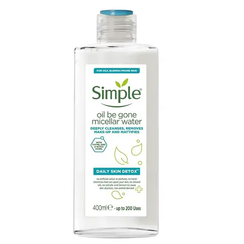 میسلار واتر سیمپل مخصوص پوست چرب - 400 میل