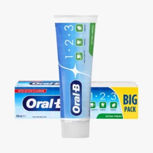 خمیردندان اورال بی مدل Big Pack Extra Fresh حجم 100 میل