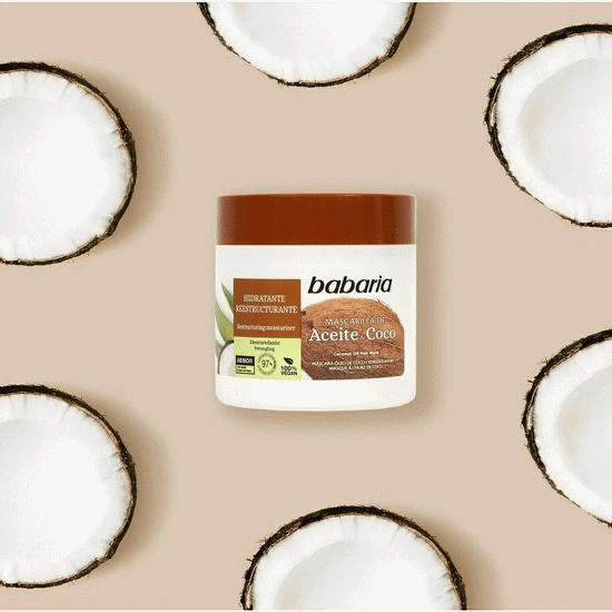 ماسك مو ضد گره باباريا Aceite & Coco حجم 400ميل - Image 3