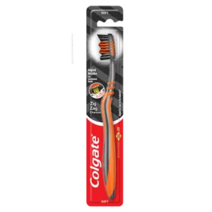 مسواک زغالی کلگیت مدل ZigZag