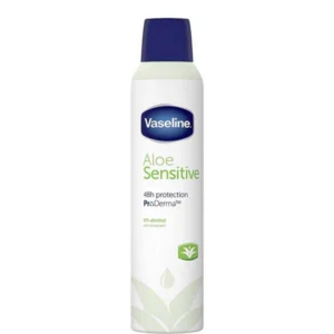 اسپری ضد تعریق زنانه وازلین مدل Aloe Sensitive حجم 250 میل