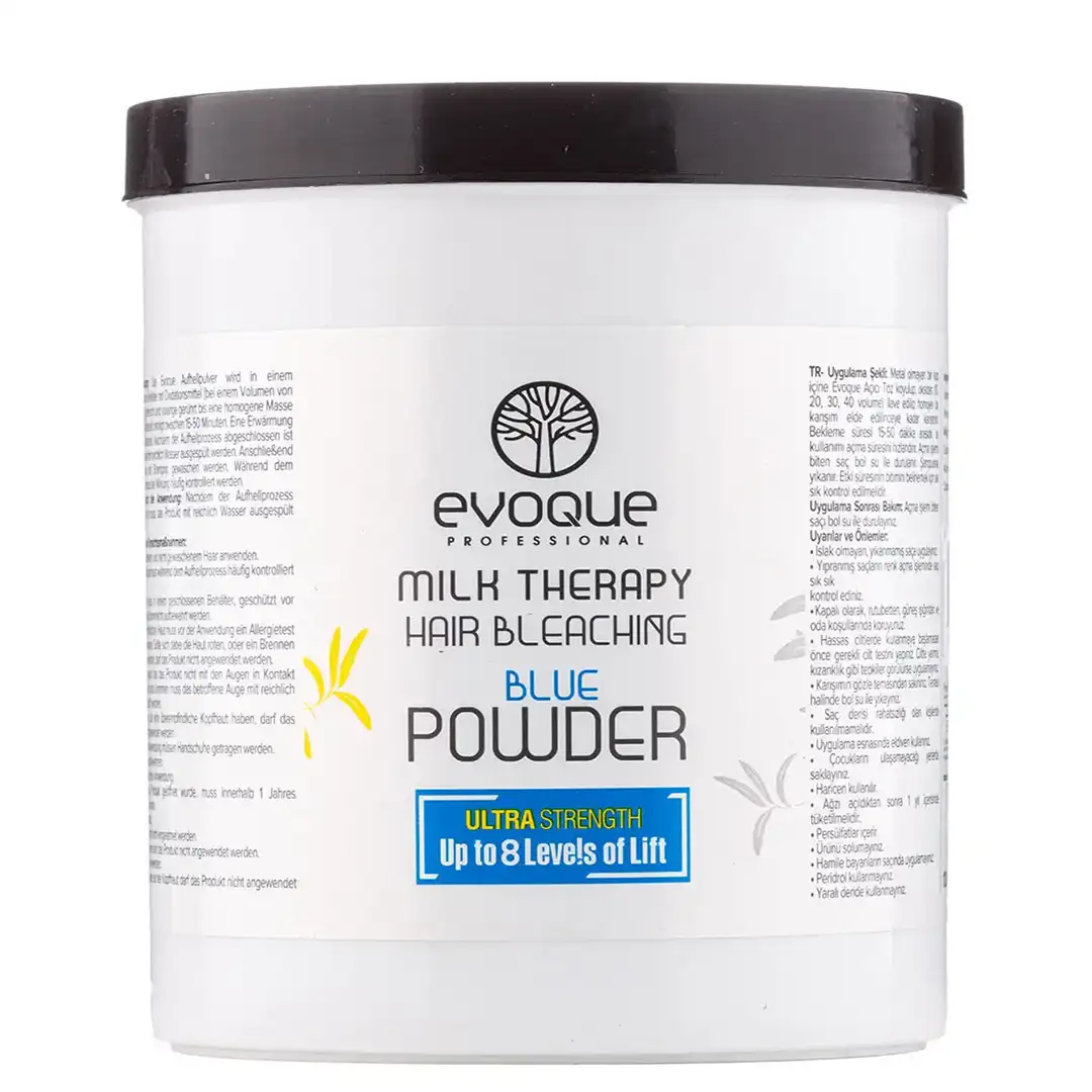 پودر دکلره مو ایووک مدل THERAPY MILK آبي حجم ١٠٠٠ ميل