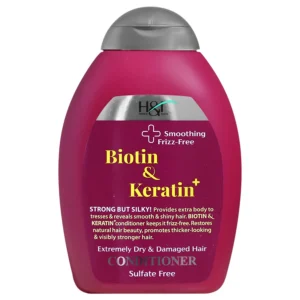 نرم‌کننده مو اچ اند تی +Biotin & Keratin حجم 385 میل