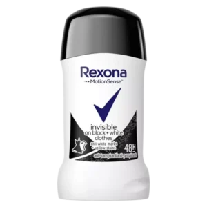استیک ضدتعریق زنانه رکسونا مدل invisible black & white clothes حجم 40 گرم