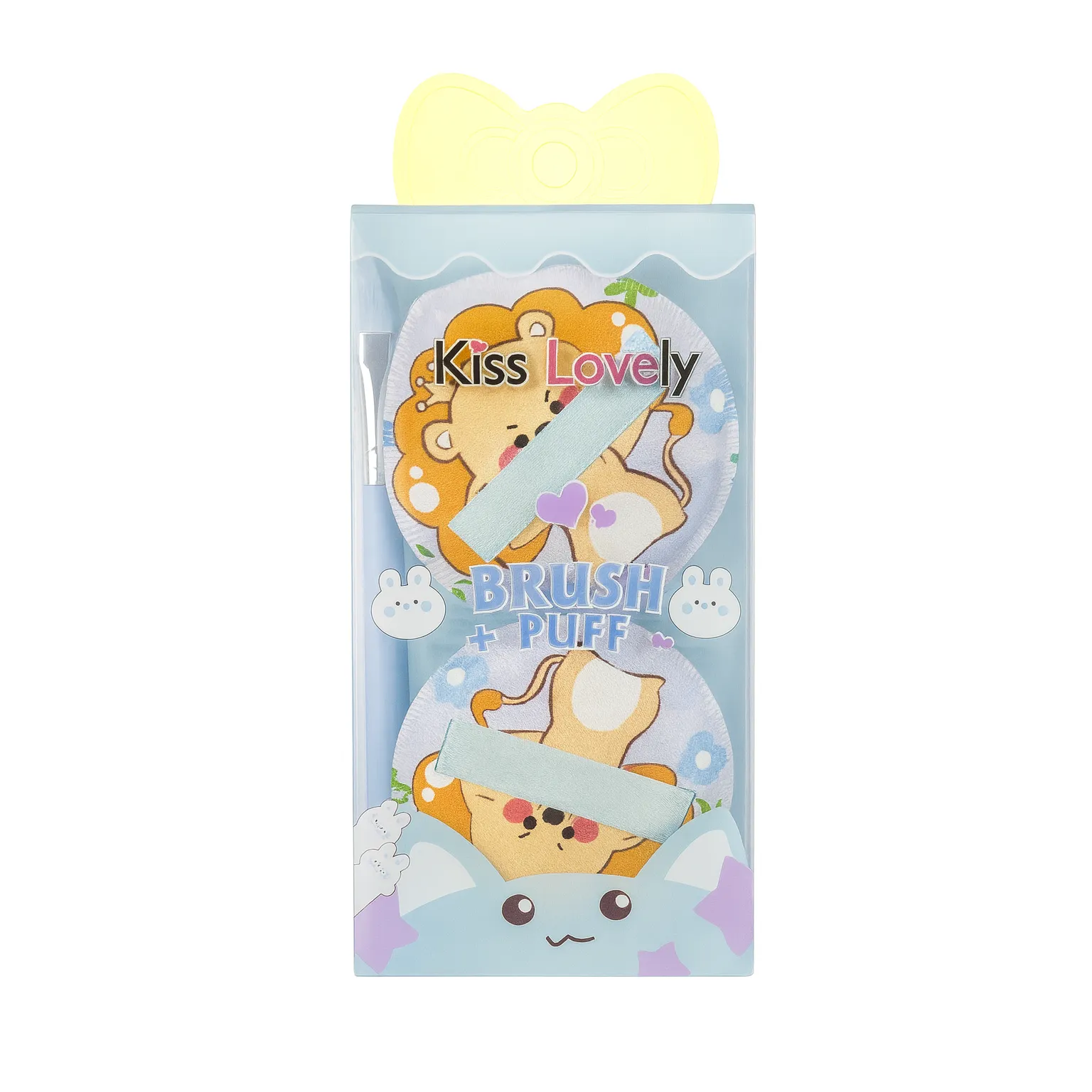 پک دو عددی کوشن کرمپودر + براش سایه Kiss Lovely