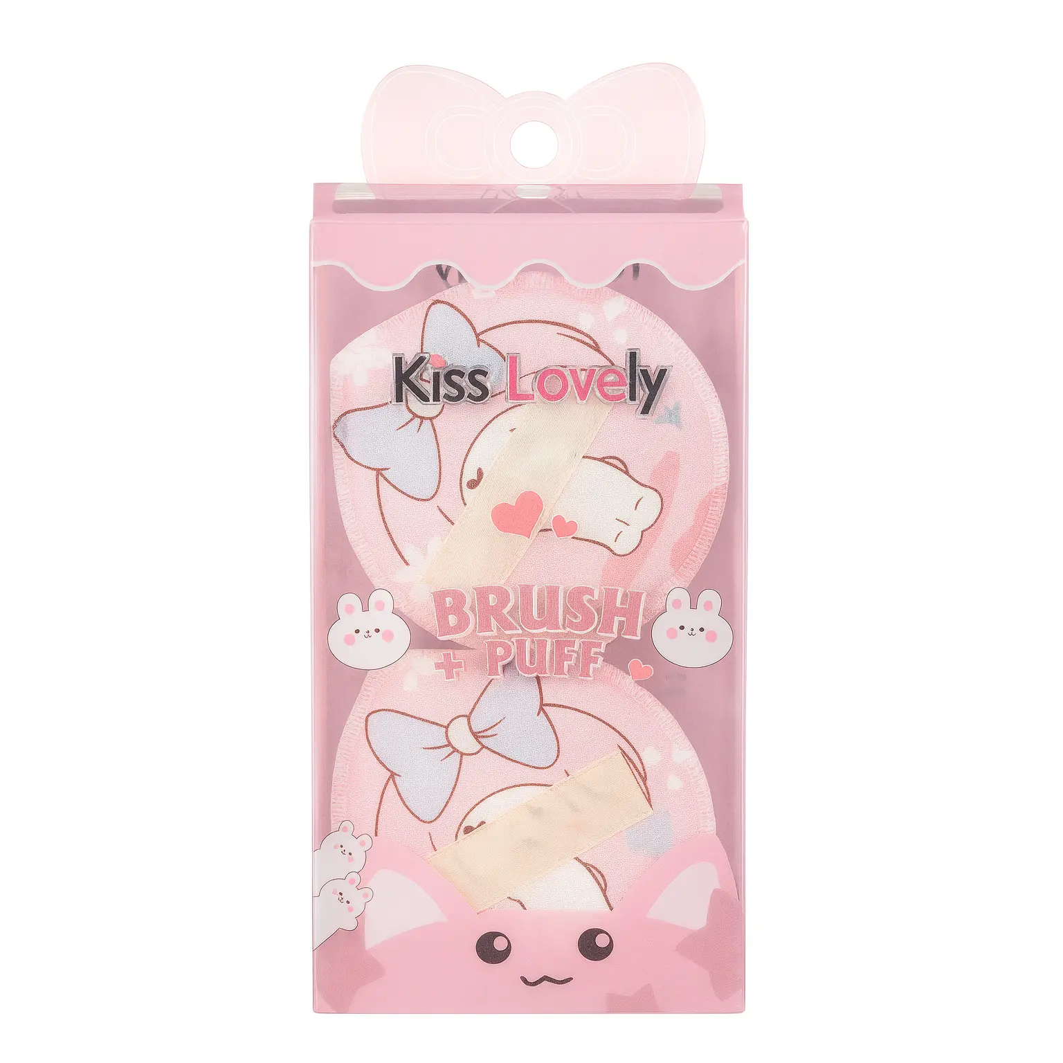 پک دو عددی کوشن کرمپودر + براش سایه Kiss Lovely - Image 2