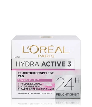 کرم مرطوبکننده لورال پوست حساس مدل Hydra Active حجم 50 میلی لیتر