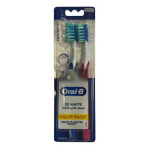 پک 2 عددی مسواک اورال بی مدل 3D White