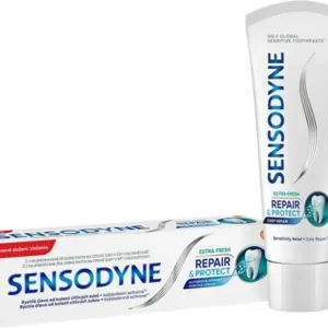 خمیردندان Sensodyne مدل repair & protect extra fresh حجم 75میل