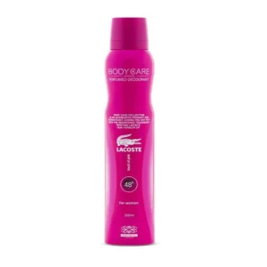 اسپری خوشبو کننده بدن زنانه بادی کر مدل لاگوست پینک