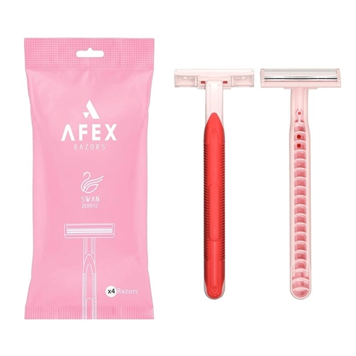 تیغ اصلاح افکس 2 لبه مدل سوان 4 عددی - Image 3