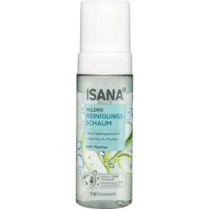 فوم شوينده صورت آبرسان ايسانا مدل vera aloe حجم ١۶۵ ميل