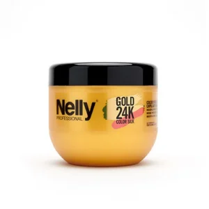 ماسک مو  تقویت کننده نلی مخصوص موهای رنگ شده مدل Gold 24K حجم 500 میل