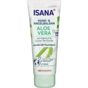کرم مرطوب کننده دست و ناخن ایسانا Aloe Vera حجم 100 میل