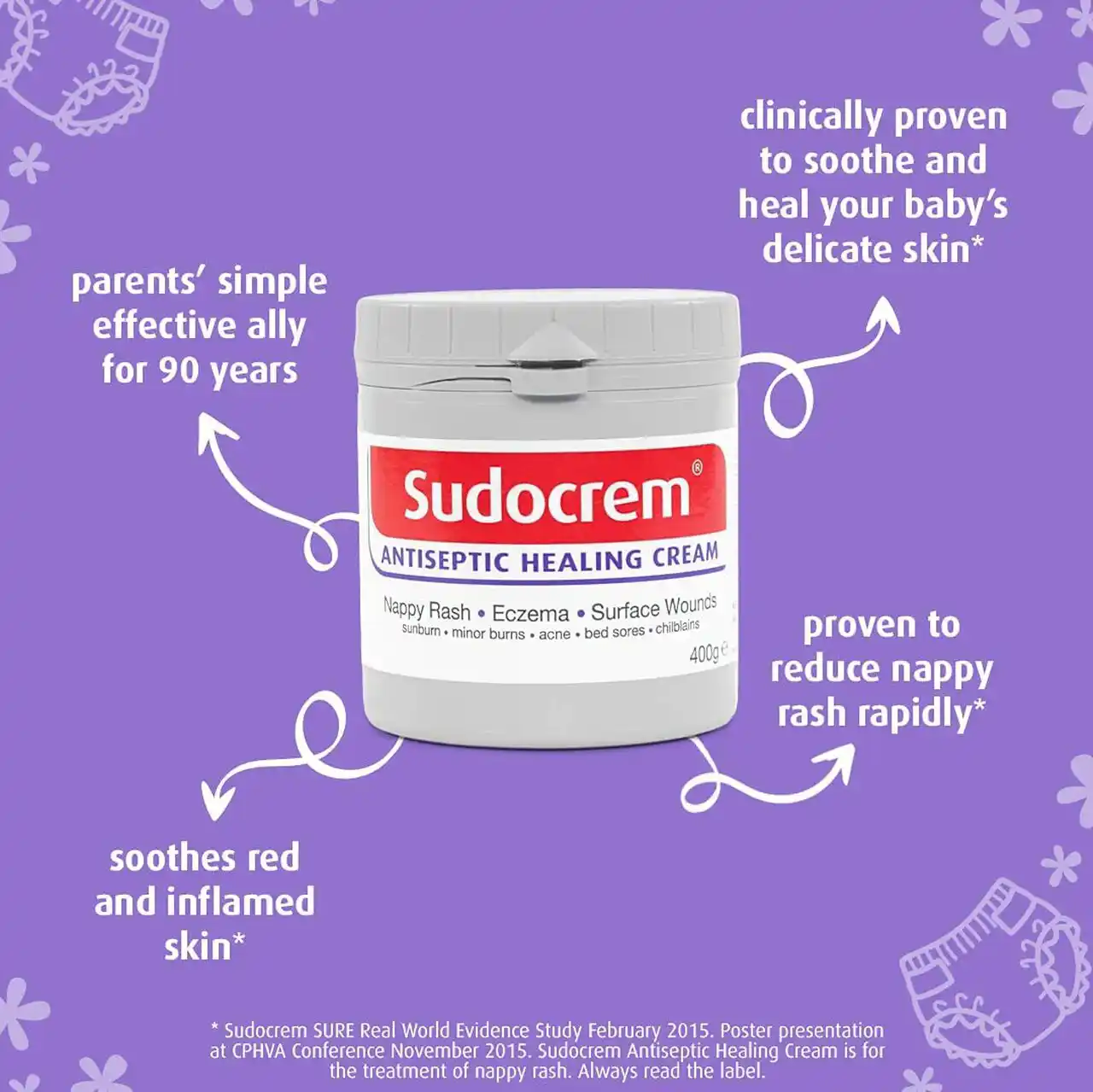 کرم چندمنظوره ترمیمکننده و ضدسوختگی Sudocream وزن 60گرم - Image 3